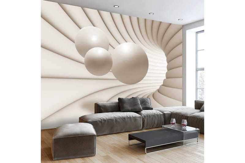 Valokuvatapetti Balls In The Tunnel 250x175, Artgeist sp. z o. o.