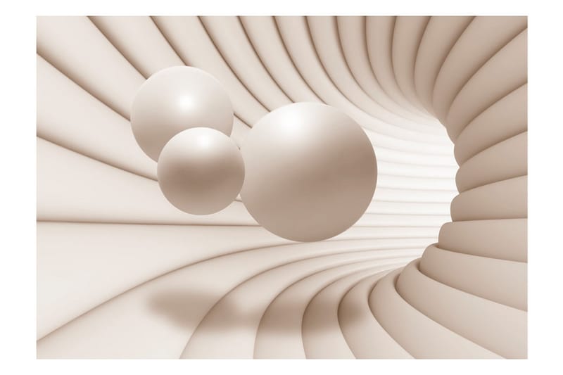 Valokuvatapetti Balls In The Tunnel 400x280 - Artgeist sp. z o. o. - Sisustustuotteet - Seinäkoristeet - Tapetit - Valokuvatapetit