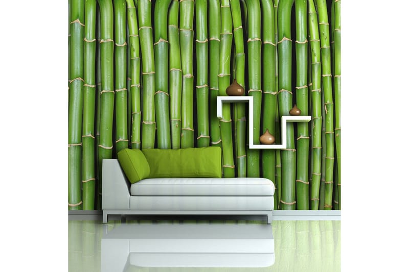 Valokuvatapetti Bamboo Wall 450x270 - Artgeist sp. z o. o. - Sisustustuotteet - Seinäkoristeet - Tapetit - Valokuvatapetit