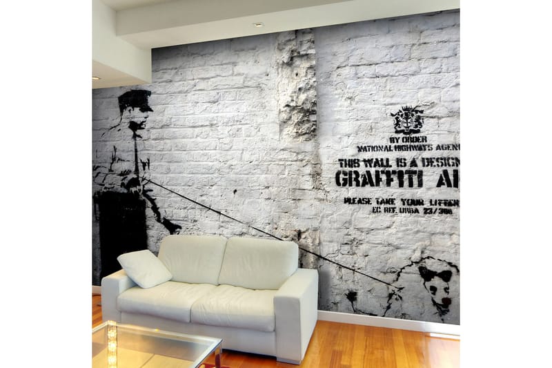 Valokuvatapetti Banksy Graffiti Area 100x70 - Artgeist sp. z o. o. - Sisustustuotteet - Seinäkoristeet - Tapetit - Valokuvatapetit