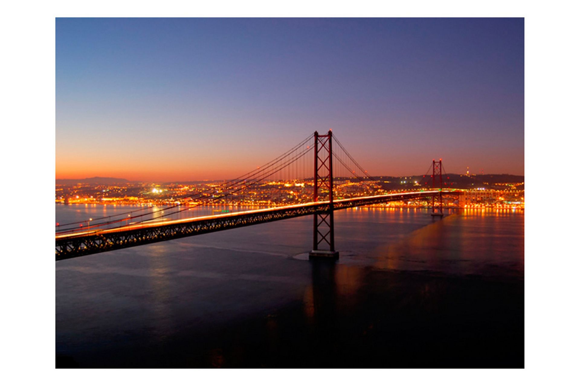 Valokuvatapetti Bay Bridge San Francisco 250x193 - Artgeist sp. z o. o. - Sisustustuotteet - Seinäkoristeet - Tapetit - Valokuvatapetit