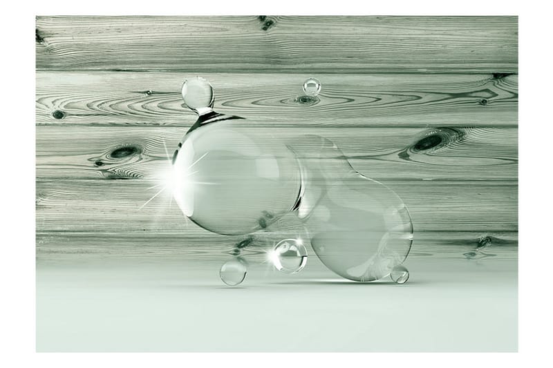 Valokuvatapetti Beauty In Drops Of Water 200x140 - Artgeist sp. z o. o. - Sisustustuotteet - Seinäkoristeet - Tapetit - Valokuvatapetit