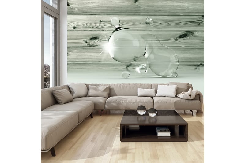 Valokuvatapetti Beauty In Drops Of Water 400x280, Artgeist sp. z o. o.