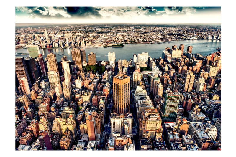 Valokuvatapetti Bird's Eye View Of New York 300x210, Artgeist sp. z o. o.