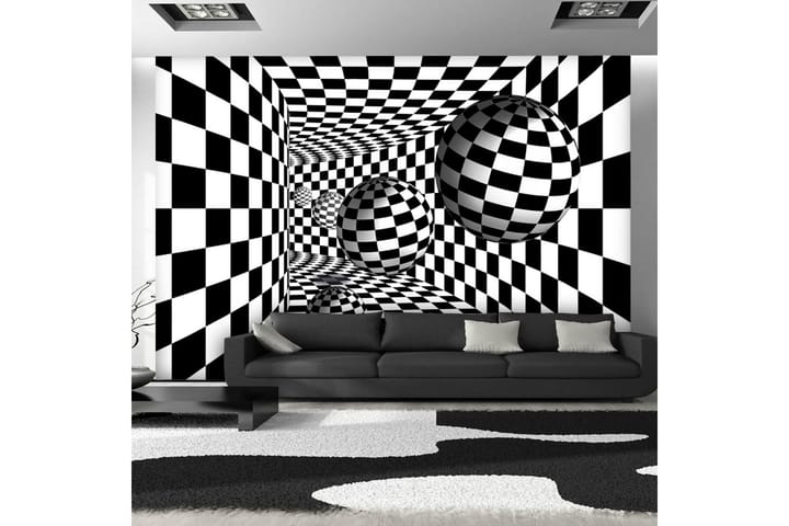 Valokuvatapetti Black & White Corridor 200x140 - Artgeist sp. z o. o. - Valokuvatapetit