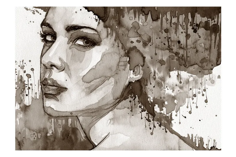 Valokuvatapetti Black Lady 100x70 - Artgeist sp. z o. o. - Sisustustuotteet - Seinäkoristeet - Tapetit - Valokuvatapetit