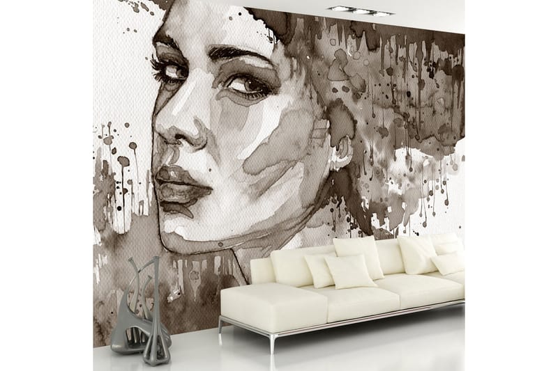 Valokuvatapetti Black Lady 200x140 - Artgeist sp. z o. o. - Sisustustuotteet - Seinäkoristeet - Tapetit - Valokuvatapetit