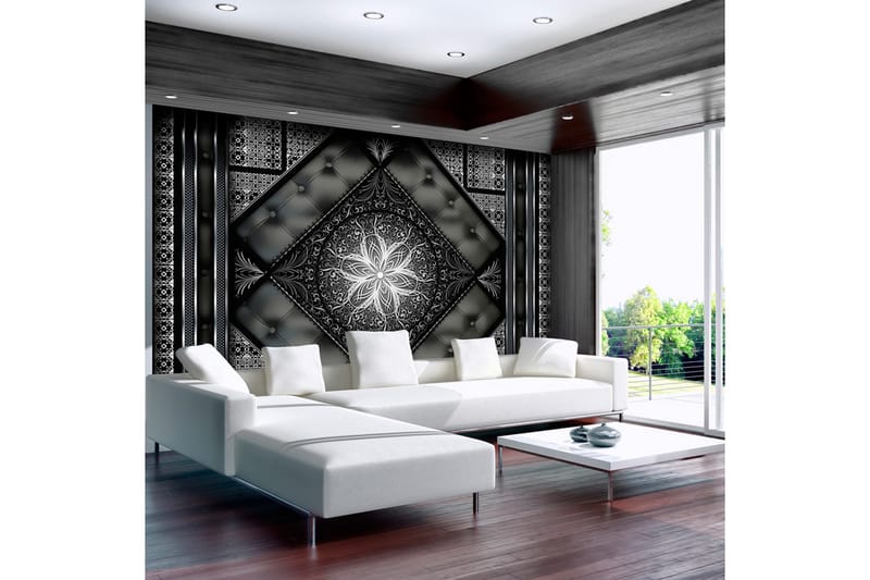 Valokuvatapetti Black Mosaic 250x175 - Artgeist sp. z o. o. - Sisustustuotteet - Seinäkoristeet - Tapetit - Valokuvatapetit