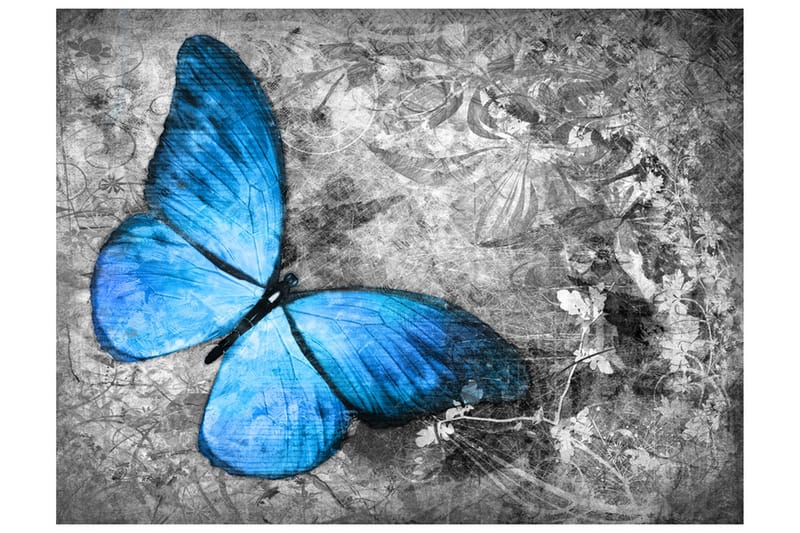 Valokuvatapetti Blue Butterfly 300x231, Artgeist sp. z o. o.