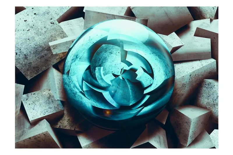 Valokuvatapetti Blue Glow 200x140 - Artgeist sp. z o. o. - Sisustustuotteet - Seinäkoristeet - Tapetit - Valokuvatapetit