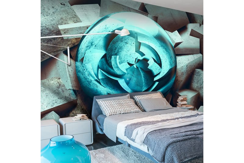Valokuvatapetti Blue Glow 350x245 - Artgeist sp. z o. o. - Sisustustuotteet - Seinäkoristeet - Tapetit - Valokuvatapetit