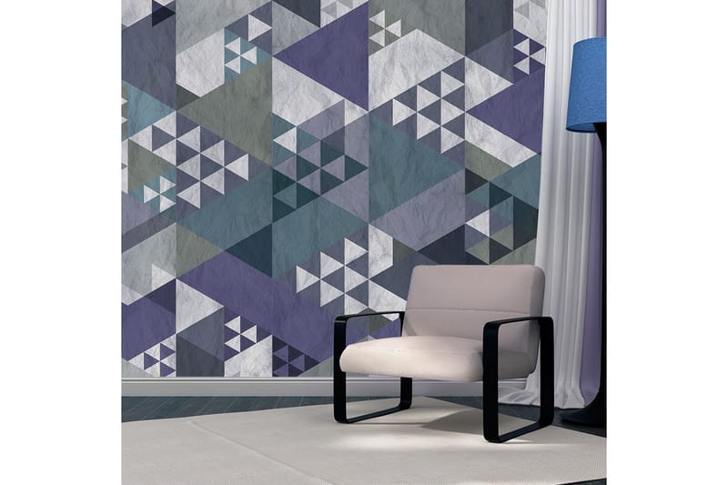 Valokuvatapetti Blue Patchwork 50x1000, Artgeist sp. z o. o.