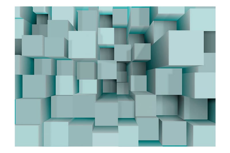 Valokuvatapetti Blue Puzzle 100x70 - Artgeist sp. z o. o. - Sisustustuotteet - Seinäkoristeet - Tapetit - Valokuvatapetit