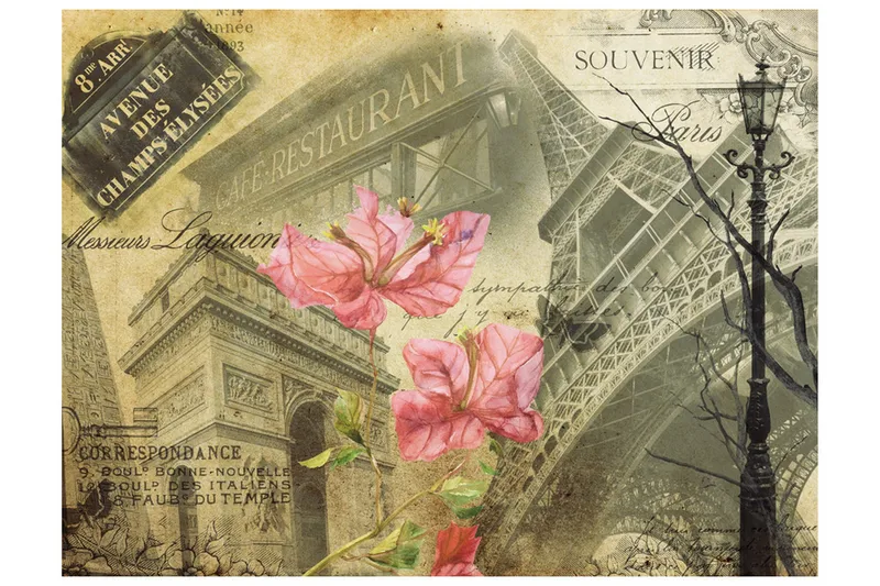 Valokuvatapetti Bonjour Paris! 400x309, Artgeist sp. z o. o.