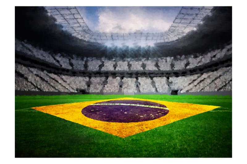 Valokuvatapetti Brazilian Stadium 200x140 - Artgeist sp. z o. o. - Sisustustuotteet - Seinäkoristeet - Tapetit - Valokuvatapetit