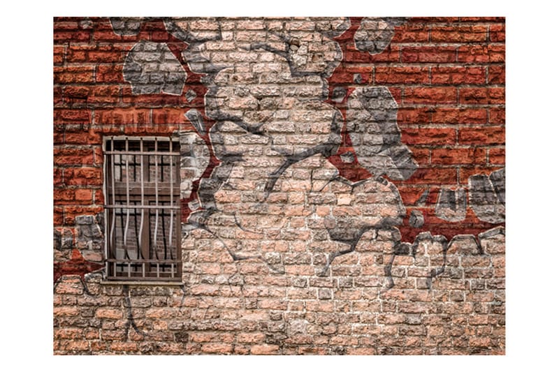 Valokuvatapetti Break The Wall 300x231 - Artgeist sp. z o. o. - Sisustustuotteet - Seinäkoristeet - Tapetit - Valokuvatapetit