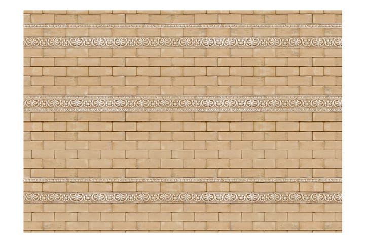 Valokuvatapetti Brick With Ornaments 300x210 - Artgeist sp. z o. o. - Valokuvatapetit