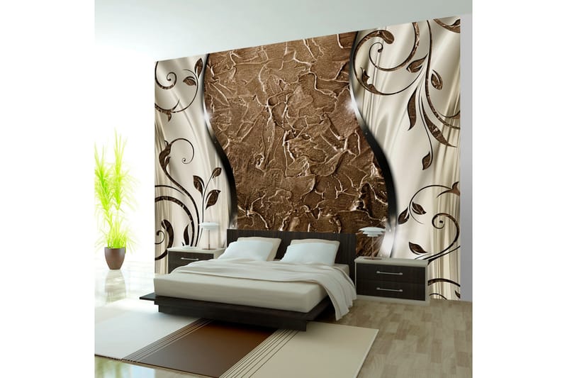 Valokuvatapetti Brown Twigs 350x245, Artgeist sp. z o. o.