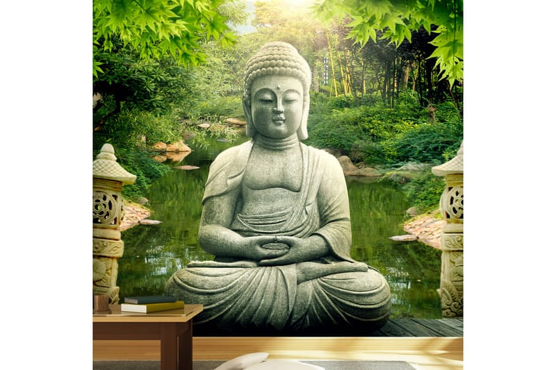 Valokuvatapetti Buddha's Garden 100x70 - Artgeist sp. z o. o. - Sisustustuotteet - Seinäkoristeet - Tapetit - Valokuvatapetit