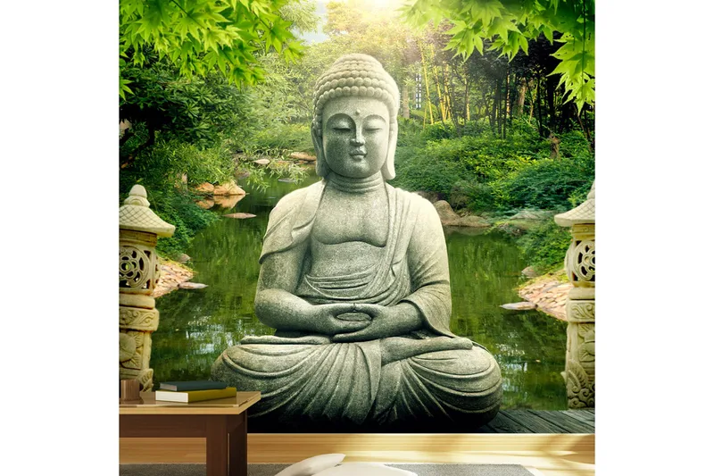 Valokuvatapetti Buddha's Garden 150x105, Artgeist sp. z o. o.