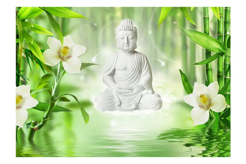 Valokuvatapetti Buddha And Nature 300x210 - Artgeist sp. z o. o. - Sisustustuotteet - Seinäkoristeet - Tapetit - Valokuvatapetit