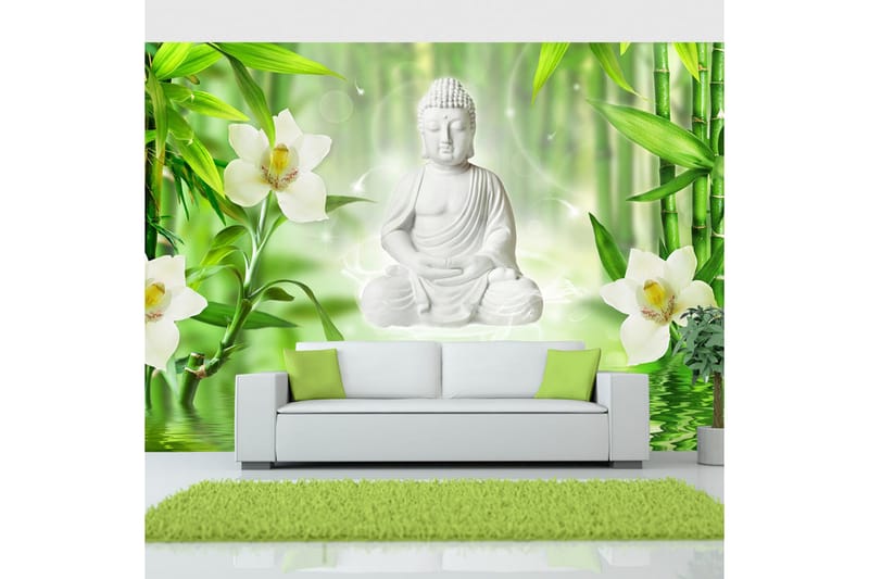 Valokuvatapetti Buddha And Nature 300x210 - Artgeist sp. z o. o. - Sisustustuotteet - Seinäkoristeet - Tapetit - Valokuvatapetit