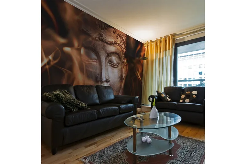 Valokuvatapetti Buddha Fire Of Meditation 450x270, Artgeist sp. z o. o.