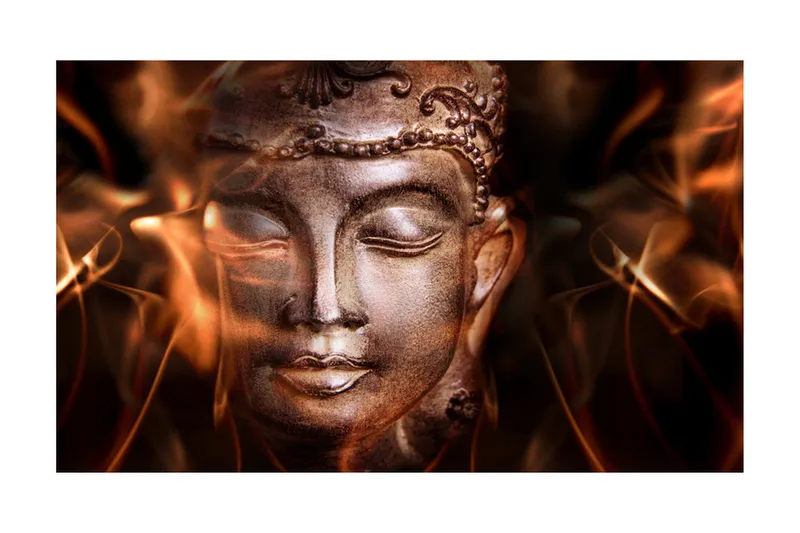 Valokuvatapetti Buddha Fire Of Meditation 450x270 - Artgeist sp. z o. o. - Sisustustuotteet - Seinäkoristeet - Tapetit - Valokuvatapetit