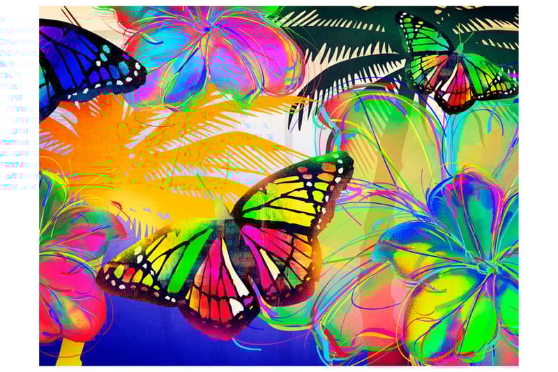Valokuvatapetti Butterflies In The Stomach 300x231 - Artgeist sp. z o. o. - Sisustustuotteet - Seinäkoristeet - Tapetit - Valokuvatapetit