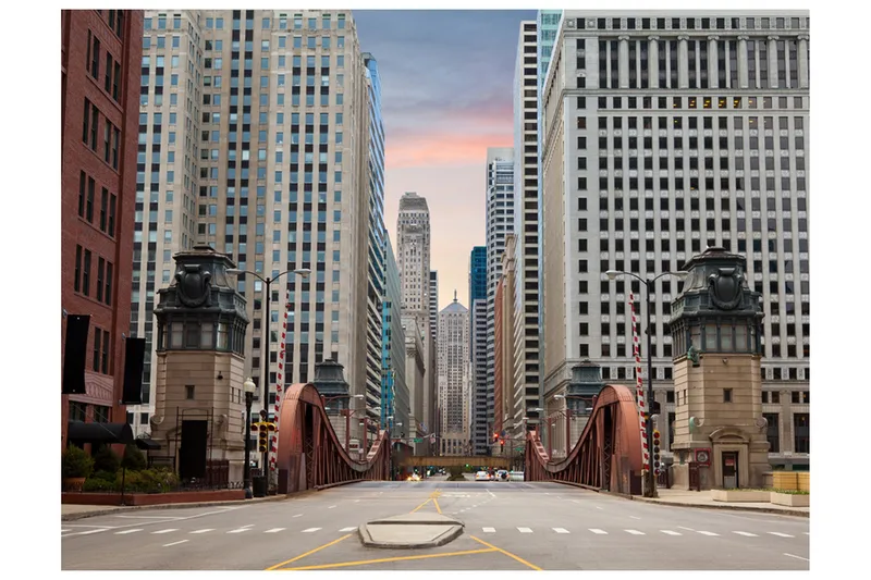 Valokuvatapetti Chicago Street 300x231, Artgeist sp. z o. o.