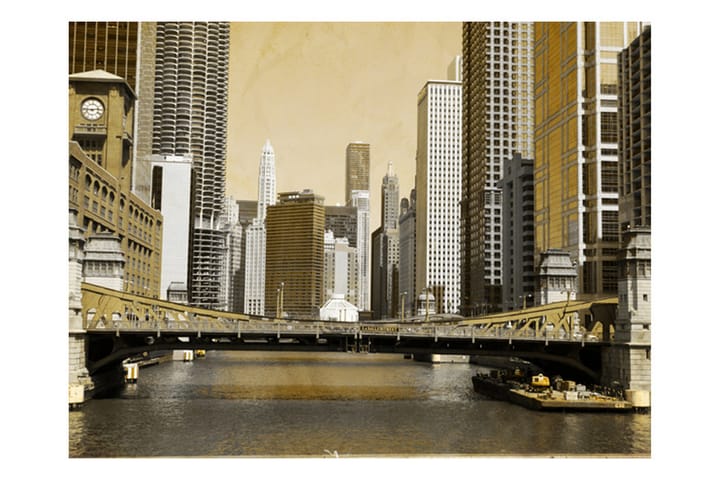 Valokuvatapetti Chicagos Brewing Vintage Effect 200x154 - Artgeist sp. z o. o. - Valokuvatapetit
