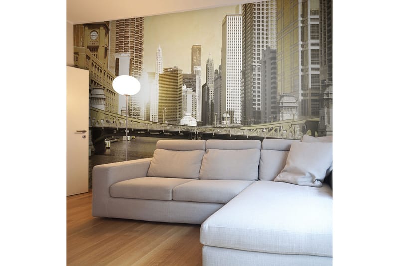 Valokuvatapetti Chicagos Brewing Vintage Effect 200x154 - Artgeist sp. z o. o. - Sisustustuotteet - Seinäkoristeet - Tapetit - Valokuvatapetit