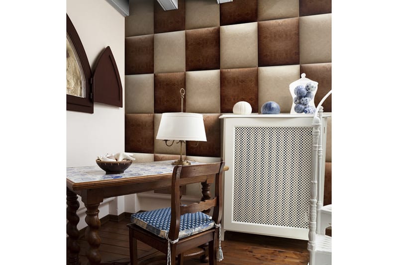 Valokuvatapetti Chocolate Chessboard 50x1000, Artgeist sp. z o. o.