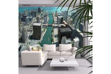 Valokuvatapetti City Building Art By Chicago 250x193 - Artgeist sp. z o. o. - Sisustustuotteet - Seinäkoristeet - Tapetit - Valokuvatapetit