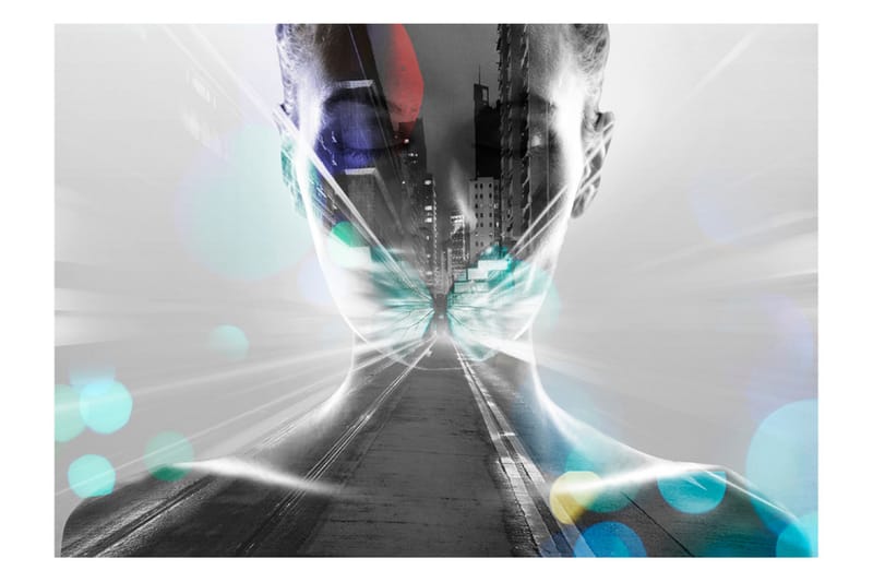 Valokuvatapetti City Woman 400x280 - Artgeist sp. z o. o. - Sisustustuotteet - Seinäkoristeet - Tapetit - Valokuvatapetit