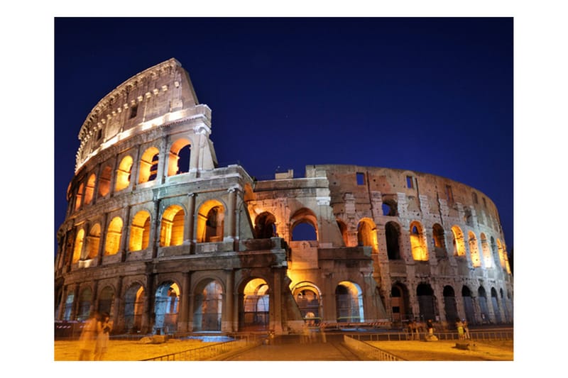 Valokuvatapetti Colloseum yöllä 350x270, Artgeist sp. z o. o.