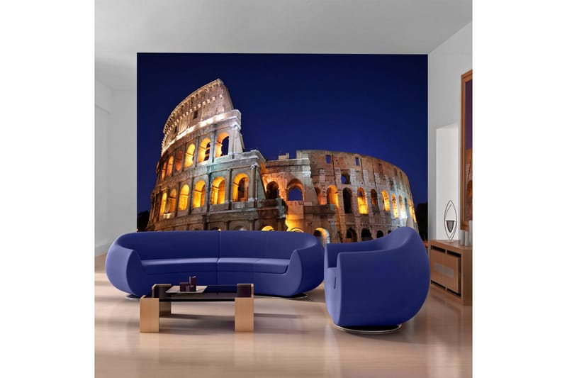 Valokuvatapetti Colloseum yöllä 400x309 - Artgeist sp. z o. o. - Sisustustuotteet - Seinäkoristeet - Tapetit - Valokuvatapetit