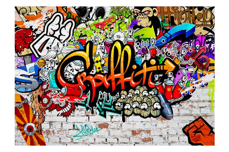 Valokuvatapetti Colorful Graffiti 400x280, Artgeist sp. z o. o.
