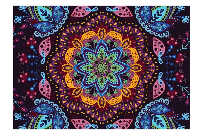 Valokuvatapetti Colorful Kaleidoscope 200x140 - Artgeist sp. z o. o. - Sisustustuotteet - Seinäkoristeet - Tapetit - Valokuvatapetit