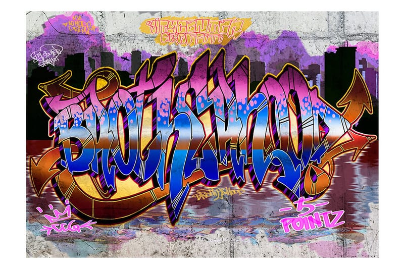 Valokuvatapetti Colorful Mural 300x210, Artgeist sp. z o. o.
