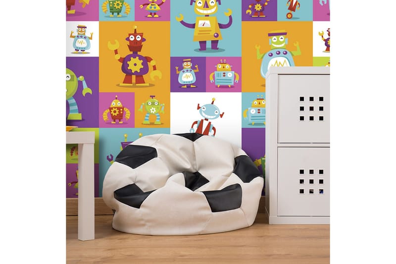 Valokuvatapetti Colorful Robots 50x1000, Artgeist sp. z o. o.