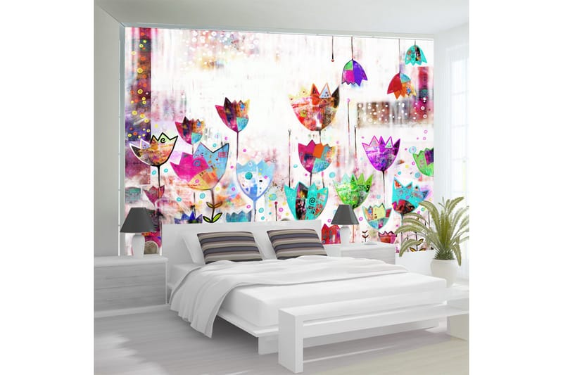 Valokuvatapetti Colorful Tulips 100x70 - Artgeist sp. z o. o. - Sisustustuotteet - Seinäkoristeet - Tapetit - Valokuvatapetit