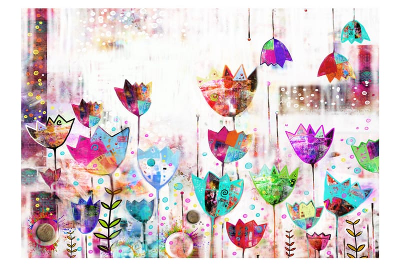 Valokuvatapetti Colorful Tulips 250x175, Artgeist sp. z o. o.