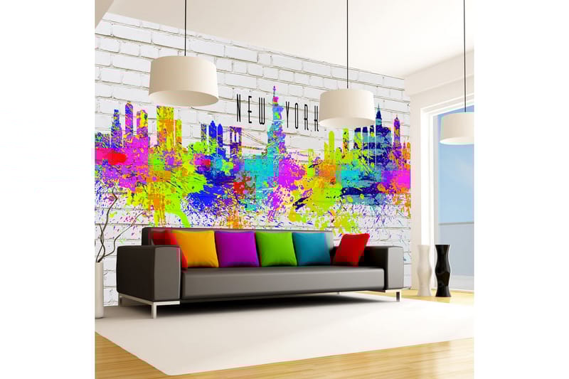 Valokuvatapetti Colors Of New York 200x140 - Artgeist sp. z o. o. - Sisustustuotteet - Seinäkoristeet - Tapetit - Valokuvatapetit