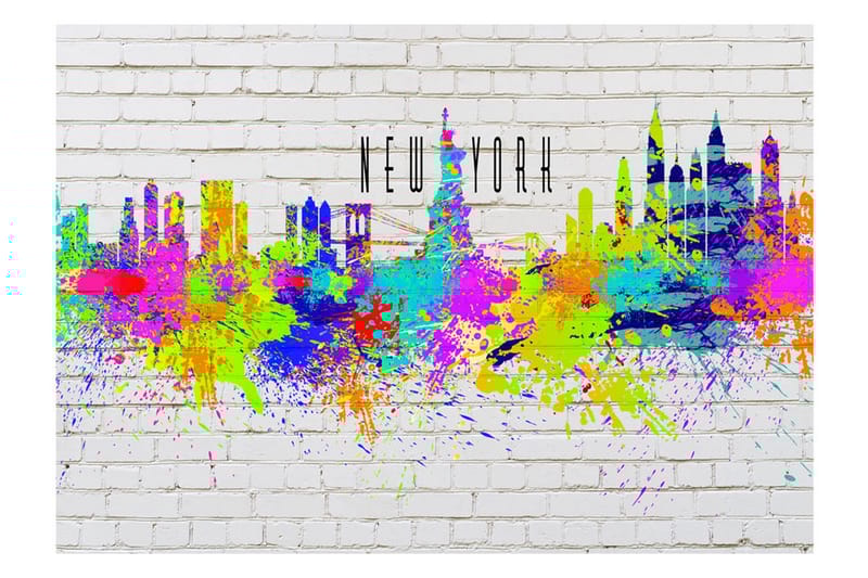 Valokuvatapetti Colors Of New York 300x210 - Artgeist sp. z o. o. - Sisustustuotteet - Seinäkoristeet - Tapetit - Valokuvatapetit