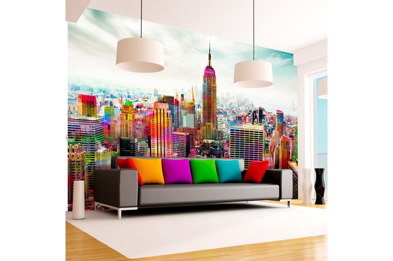 Valokuvatapetti Colors Of New York City 200x140 - Artgeist sp. z o. o. - Sisustustuotteet - Seinäkoristeet - Tapetit - Valokuvatapetit
