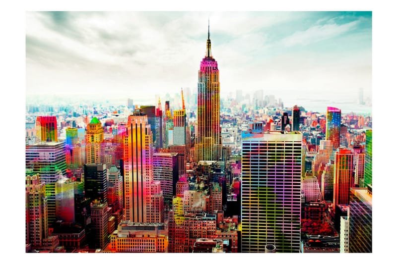 Valokuvatapetti Colors Of New York City 350x245 - Artgeist sp. z o. o. - Sisustustuotteet - Seinäkoristeet - Tapetit - Valokuvatapetit