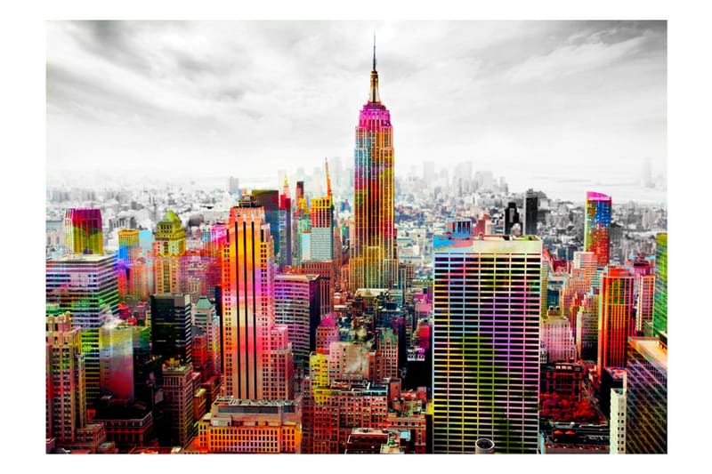Valokuvatapetti Colors Of New York City II 400x280 - Artgeist sp. z o. o. - Sisustustuotteet - Seinäkoristeet - Tapetit - Valokuvatapetit