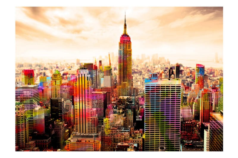 Valokuvatapetti Colors Of New York City III 250x175 - Artgeist sp. z o. o. - Sisustustuotteet - Seinäkoristeet - Tapetit - Valokuvatapetit