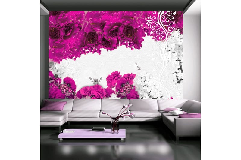 Valokuvatapetti Colors Of Spring Fuchsia 300x210, Artgeist sp. z o. o.